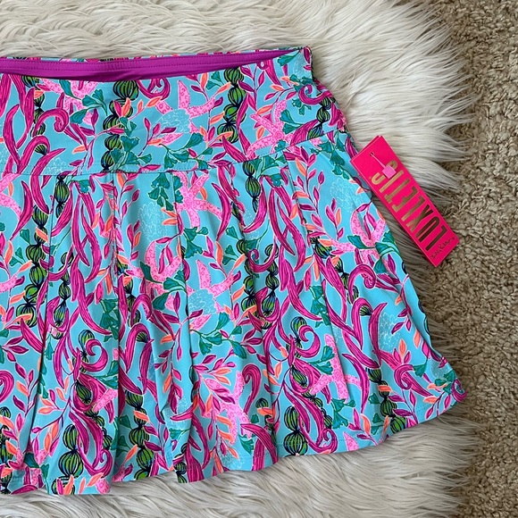 {Lilly Pulitzer} Luxletic® Annora Skort in Multi Seaweed Samba - Women’s Medium - Picture 6 of 15